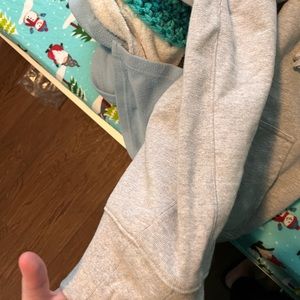 Women’s TNA boyfriend hoodie gray size museum